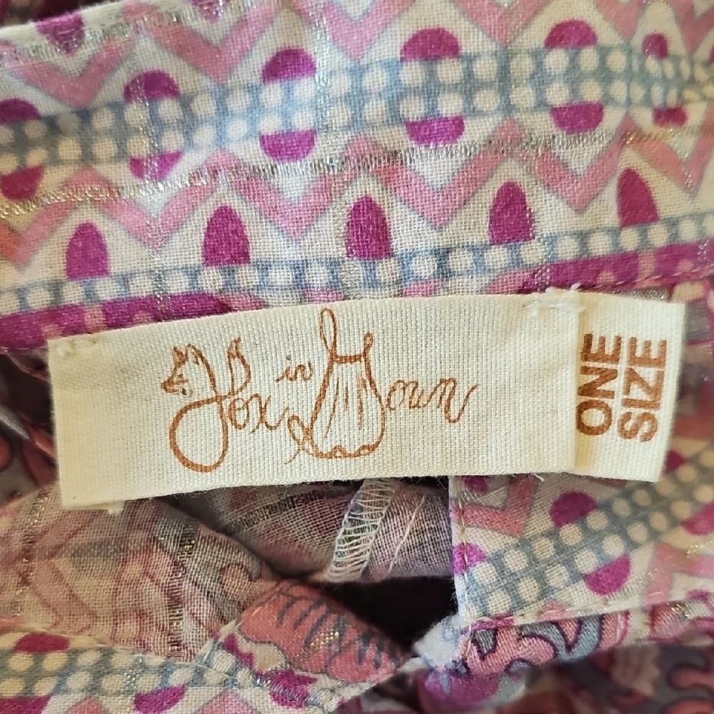 Fox in Gown Floral Halter Pink Purple Maxi Dress One-Size Fits Most - Picture 8 of 11